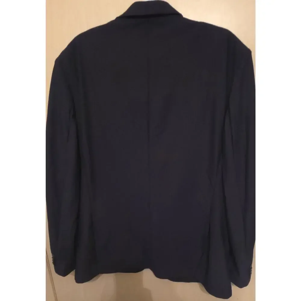 Twillory Tailored for the Hustle Navy Performance Blazer Sport Coat 48R Black
